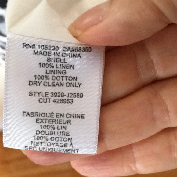 EUC Joie Lined Linen Leopard Coat - Picture 5 of 6